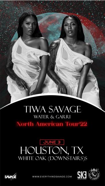 Tiwa Savage - Water & Garri Tour: 