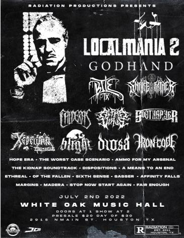 LOCALMANIA 2 feat. Godhand, Bile, SnakeFather and more!: 