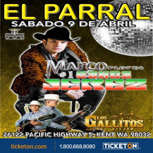 MARCO FLORES Y 1 BANDA JEREZ Tickets The El Parral de Kent on April