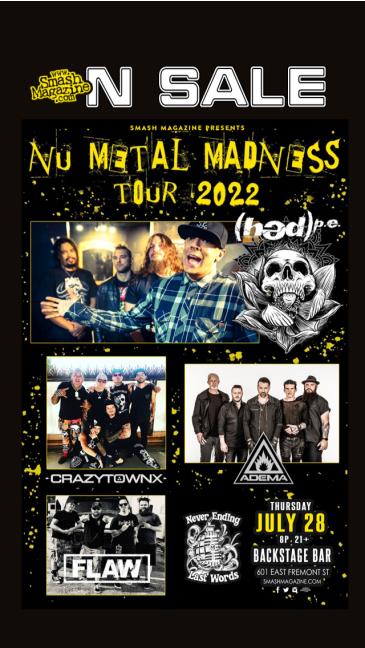 Nu Metal Madness Tour 2022: 