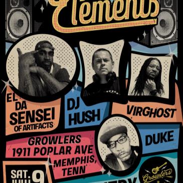 The Elements  w El Da Sensei, DJ Hush, Virghost and Duke-img