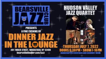 Jazz Dinner with The Hudson Valley Jazz Quartet: 