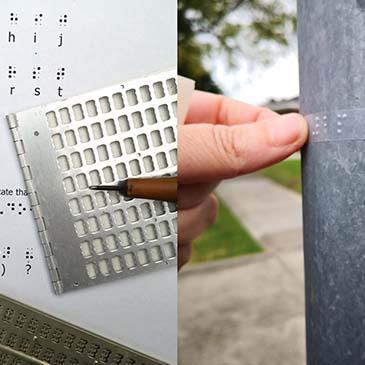 MKW - Accessible Melbourne Braille Bombing: 
