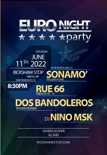 EURO NIGHT PARTY: 