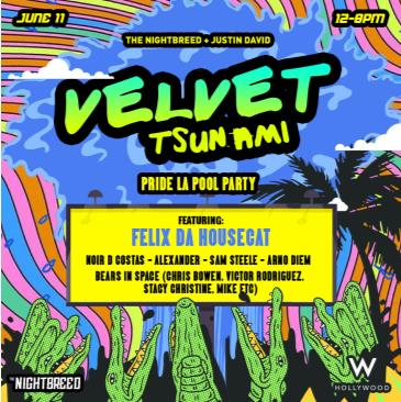 Velvet Tsunami - Pool Party (Pride LA 2022): 