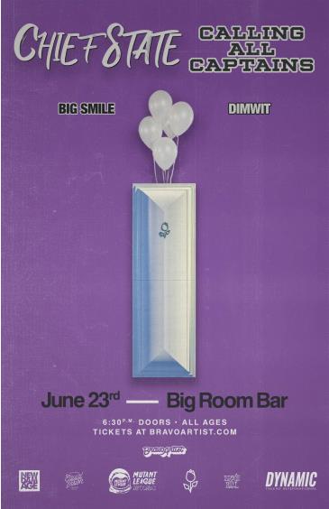 Calling All Captains and Chief State at Big Room Bar: 