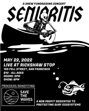 SENIORITIS: A Charity Concert Benefiting Save The Waves: 