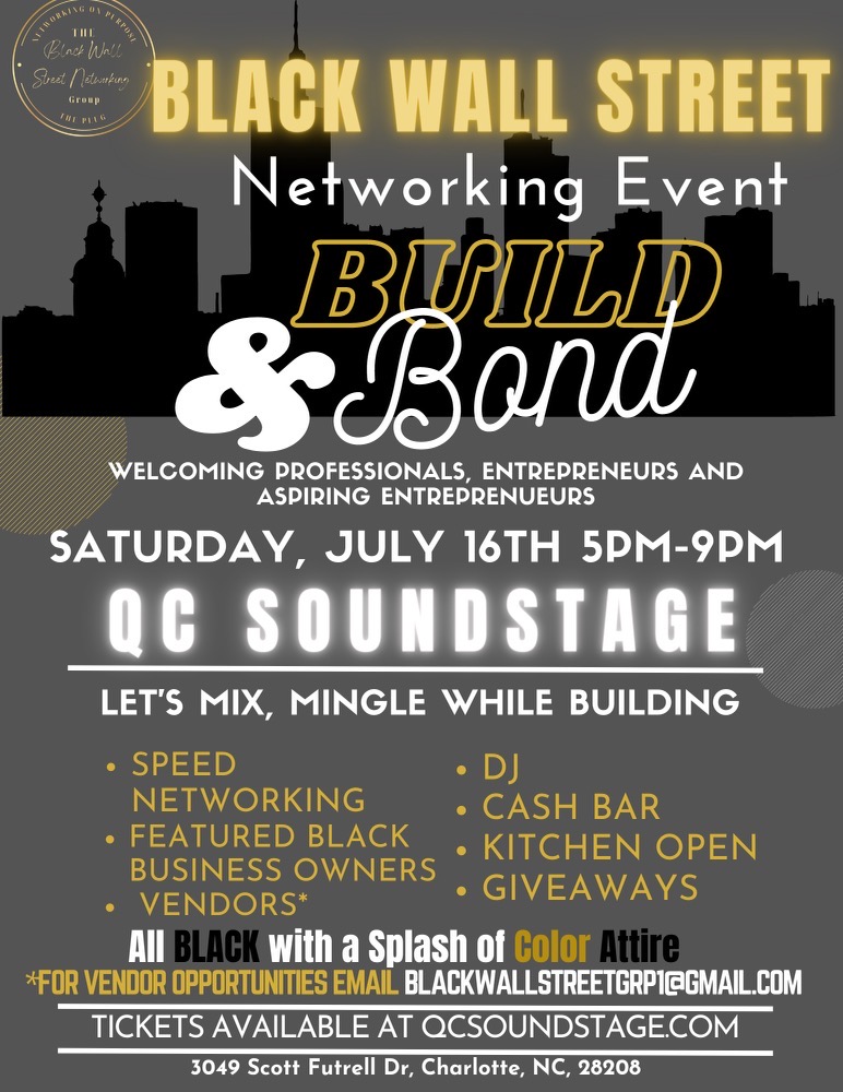 Buy Tickets to Black Wall Street Networking Event in Charlotte on Jul