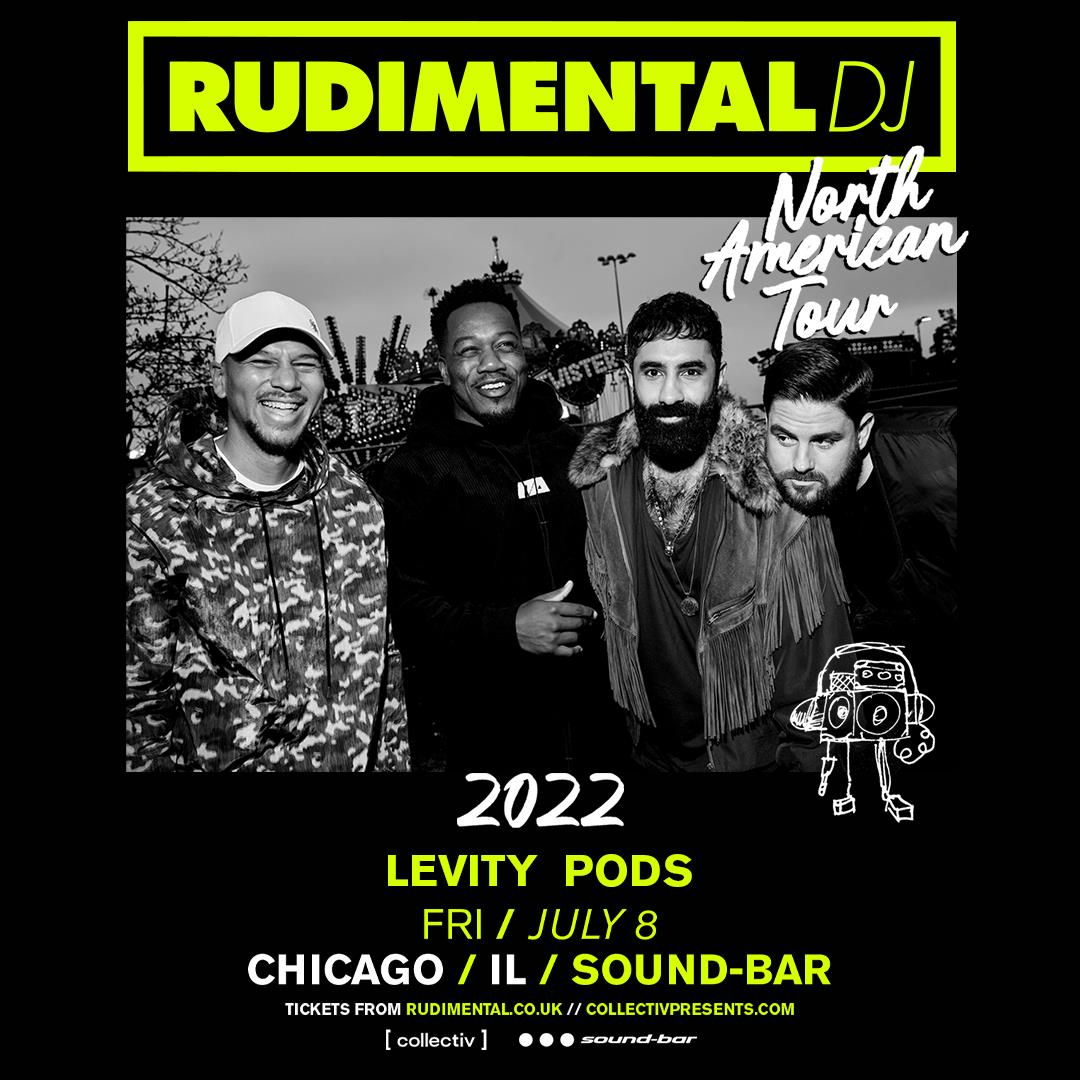 Buy Tickets to Rudimental at SoundBar in Chicago on Jul 08, 2022