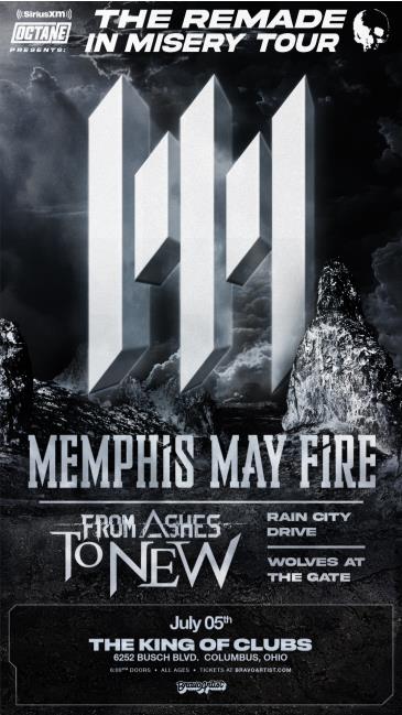 Memphis May Fire: Remade In Misery Tour presented by SiriusX: 