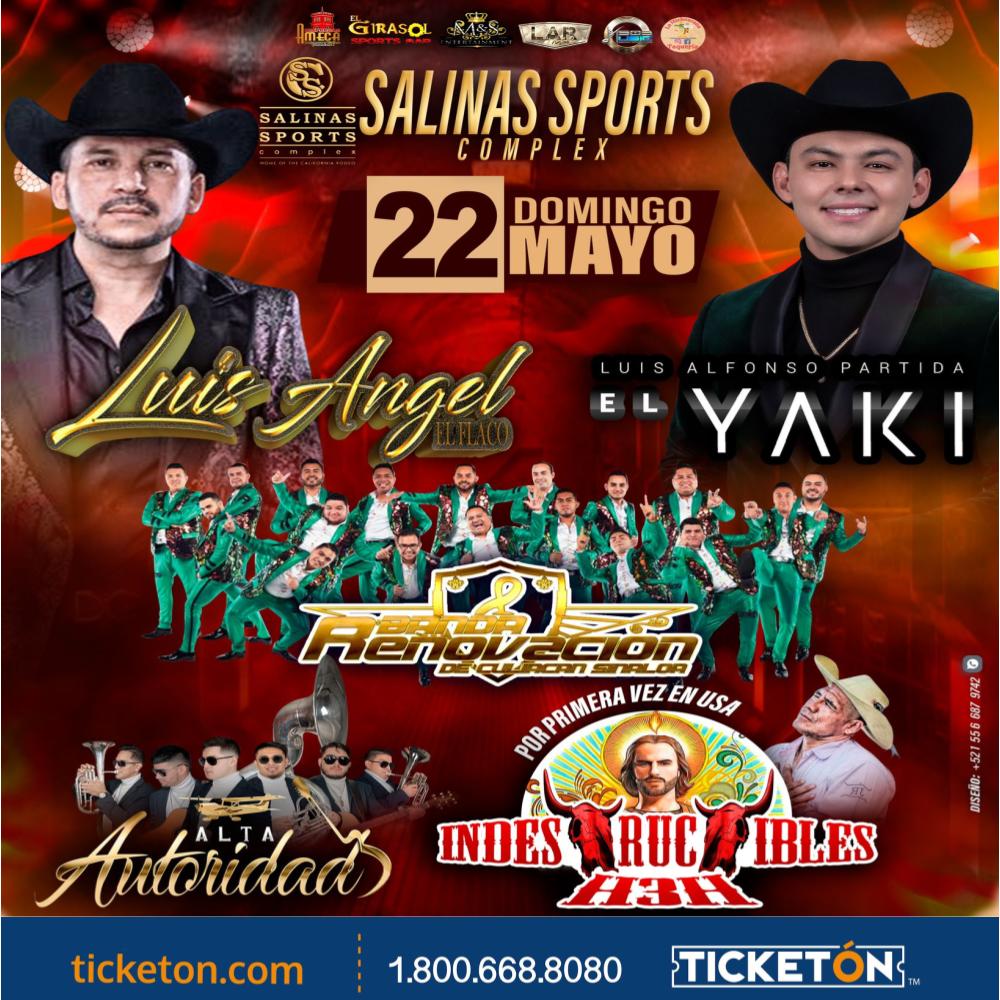 Luis Angel El Flaco, El Yaki Salinas Sports Complex Tickets Boletos