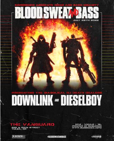 Downlink & Dieselboy "Blood, Sweat & Bass Tour": 