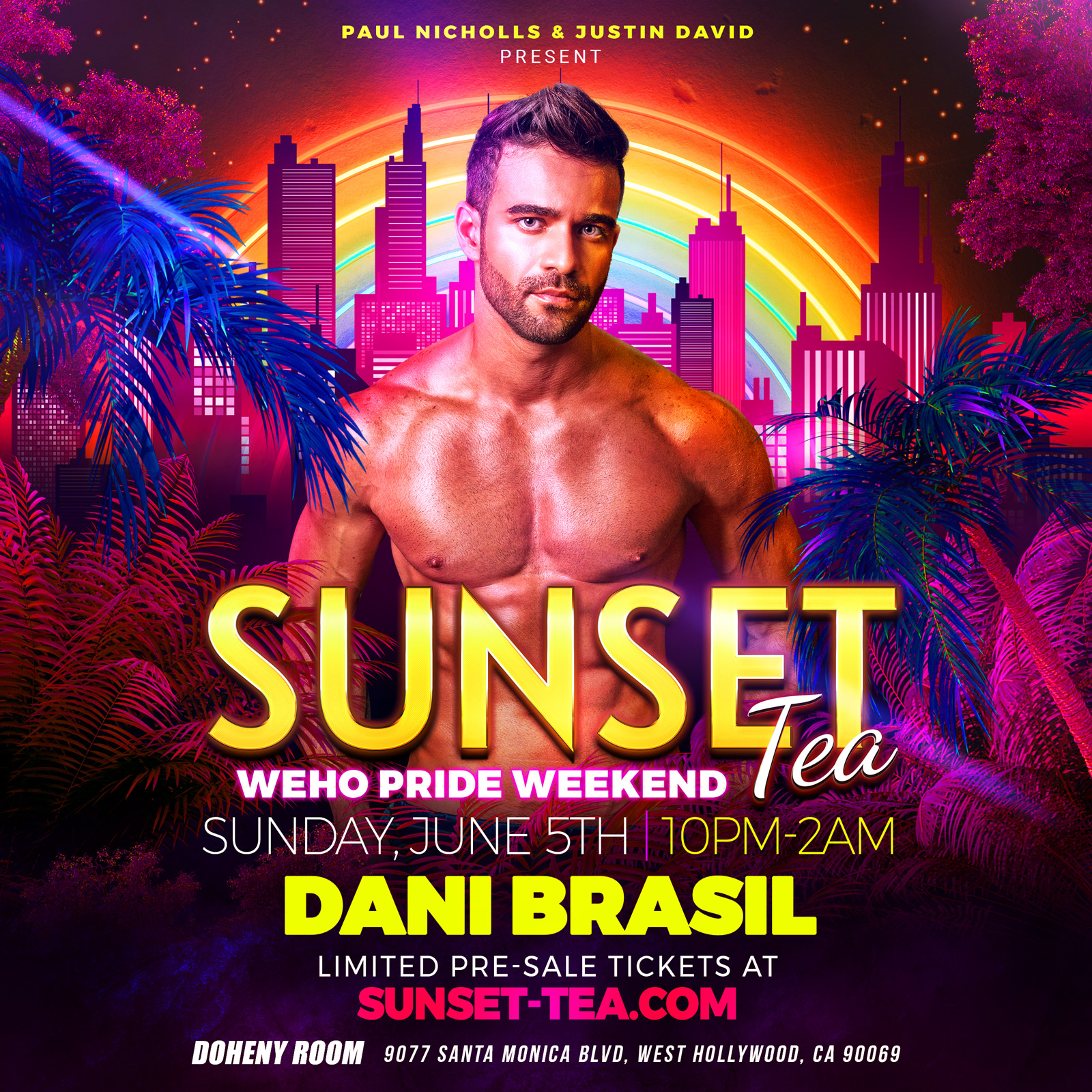 Buy Tickets to SUNSET TEA WEHO PRIDE in West Hollywood on Jun 05, 2022