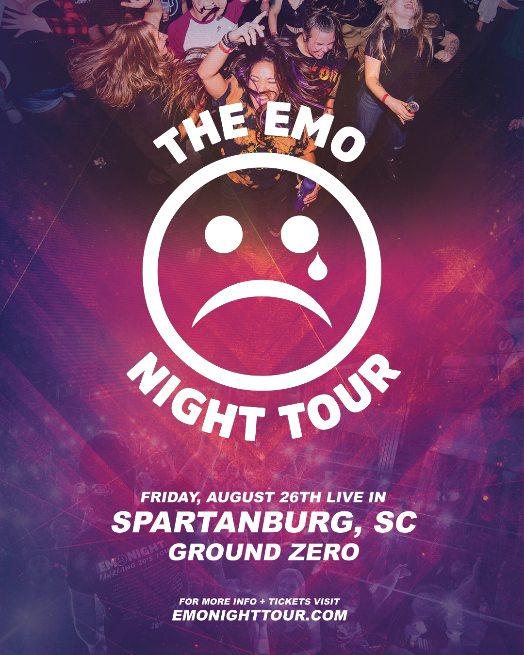 Buy Tickets to The Emo Night Tour at Ground Zero in Spartanburg on Aug