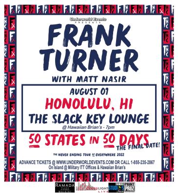 Frank Turner in Hawaii: 