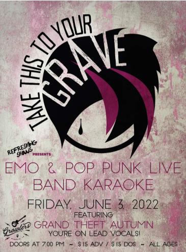 Emo & Pop Punk Live Band Karaoke: 