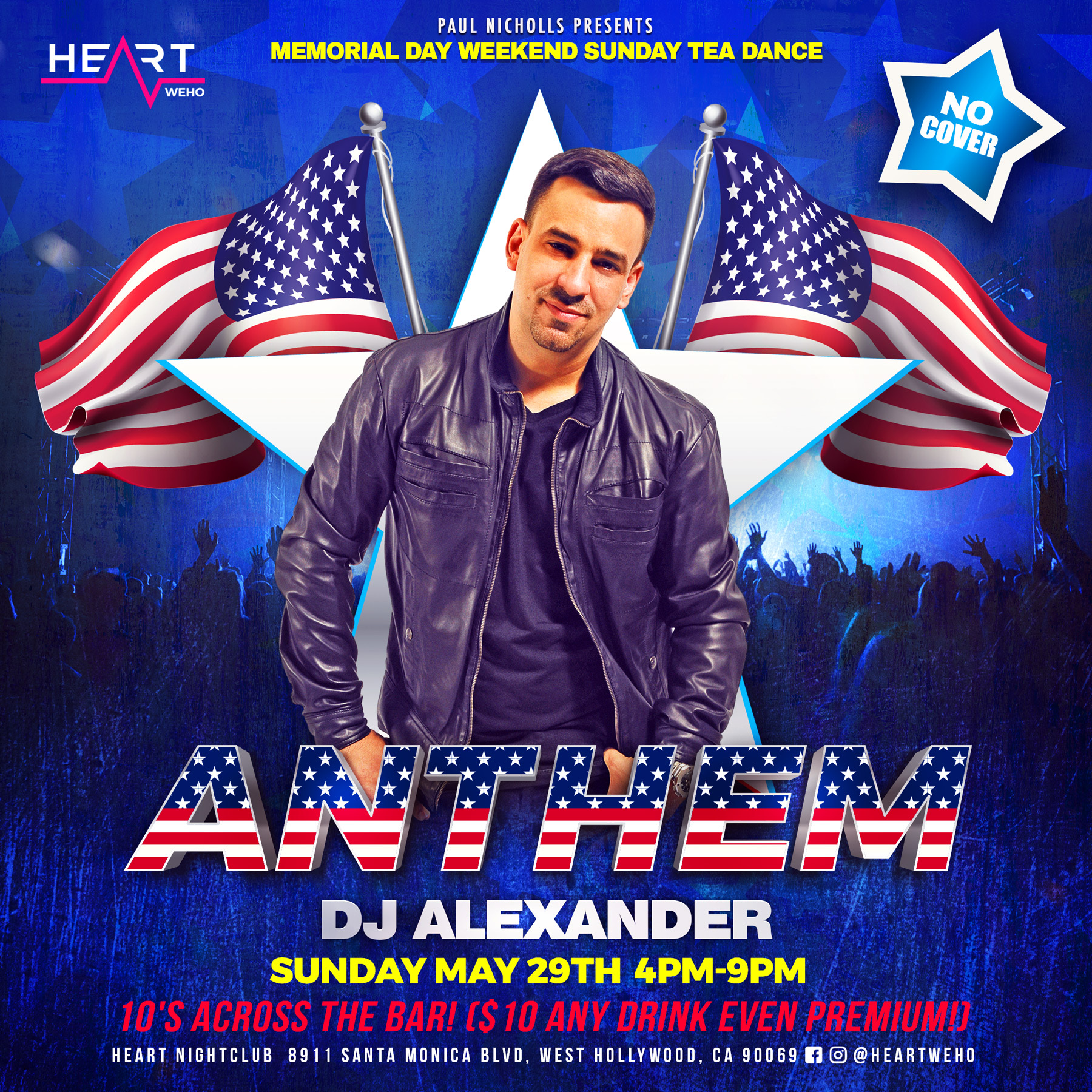 Buy Tickets to ANTHEM W/ DJ ALEXANDER in West Hollywood on May 29, 2022