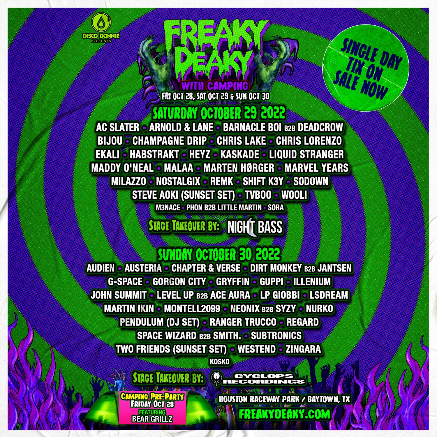 Two day Freaky Deaky Music Festival This Weekend CW39 Houston