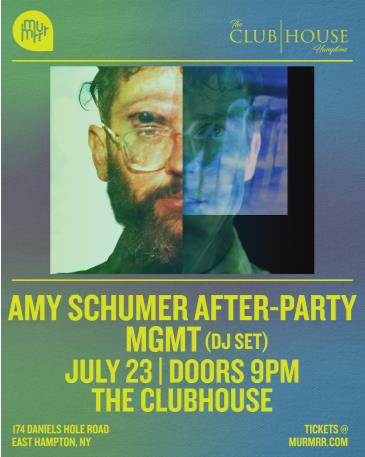MGMT DJ Set (Amy Schumer After-Party): 