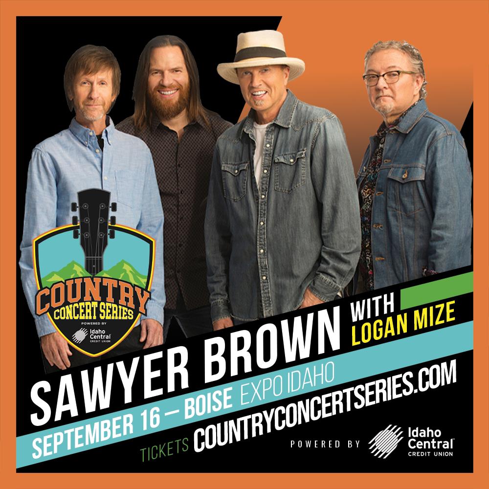 Buy Tickets to Sawyer Brown with Logan Mize in Garden City on Sep 16, 2022