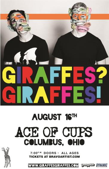 Giraffes? Giraffes! At Ace of Cups: 