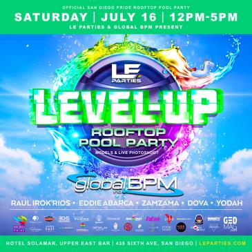 Level-Up - SATURDAY Rooftop Pool Party - San Diego Pride-img