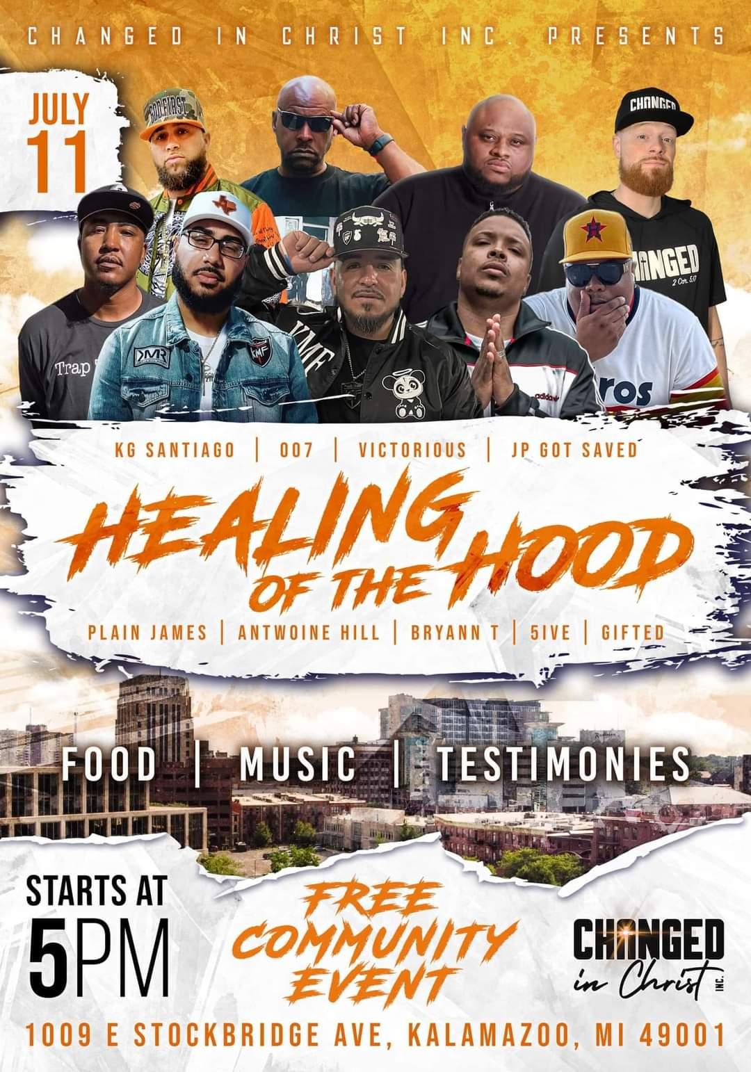 Buy Tickets to Healing of the Hood in Kalamazoo on Jul 11, 2022