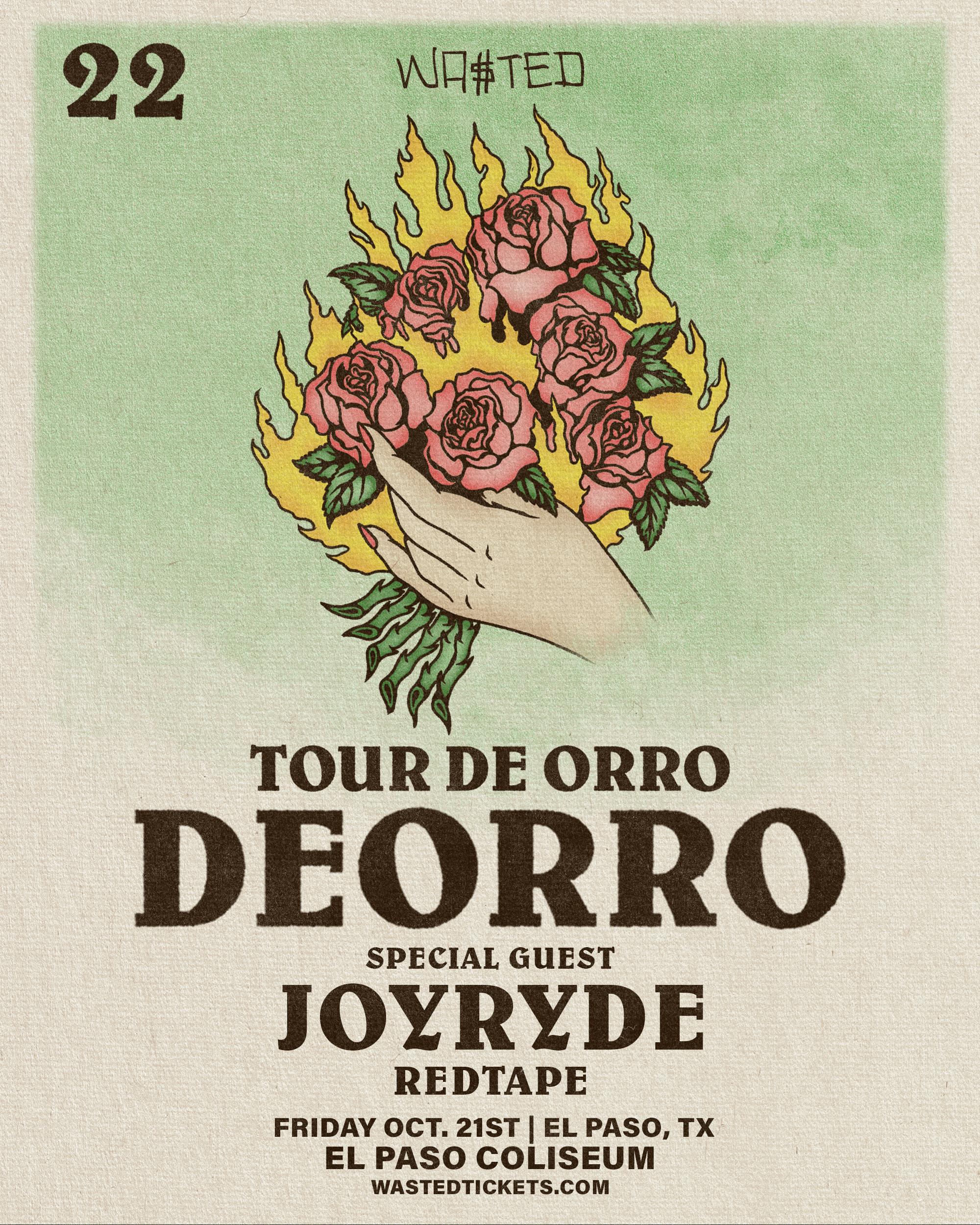 Buy Tickets to Deorro Tour De Orro El Paso, TX in el paso on Oct 21