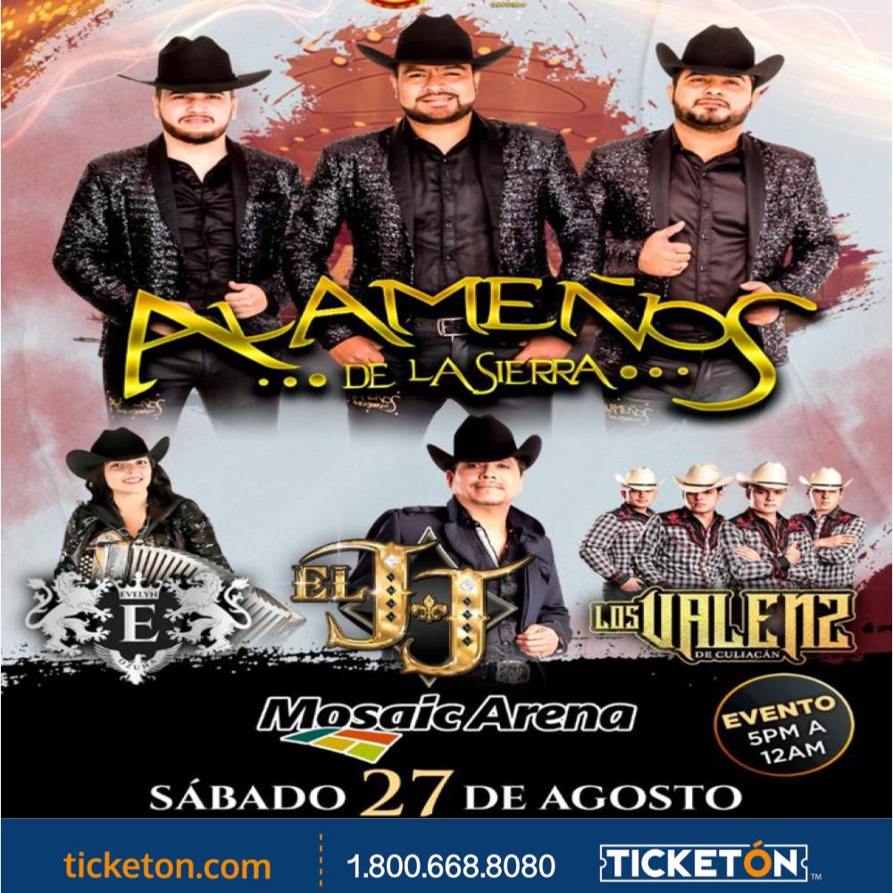 Alamenos de la Sierra - Mosaic Arena Tickets Boletos | Arcadia FL - 8/27/22