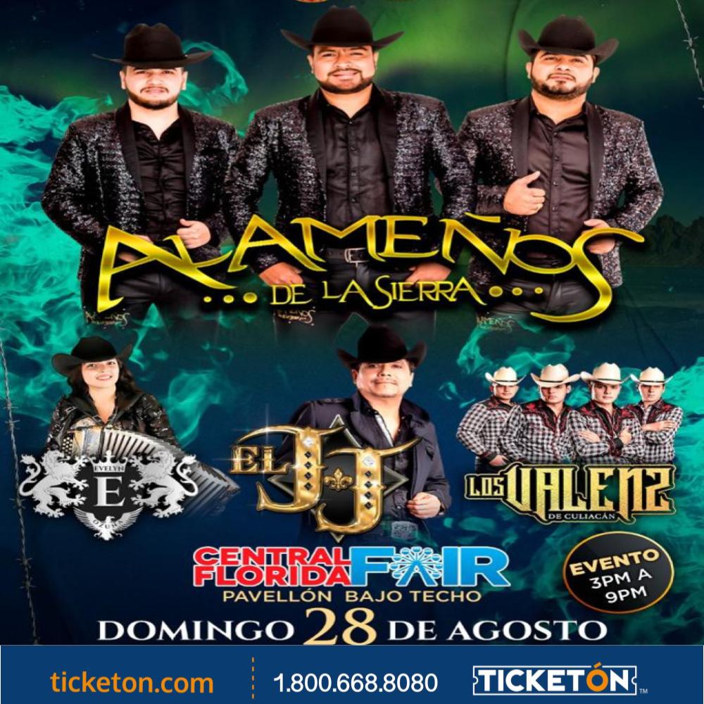 Alamenos de la Sierra - Central Florida Fair Tickets Boletos | Orlando FL -  8/28/22