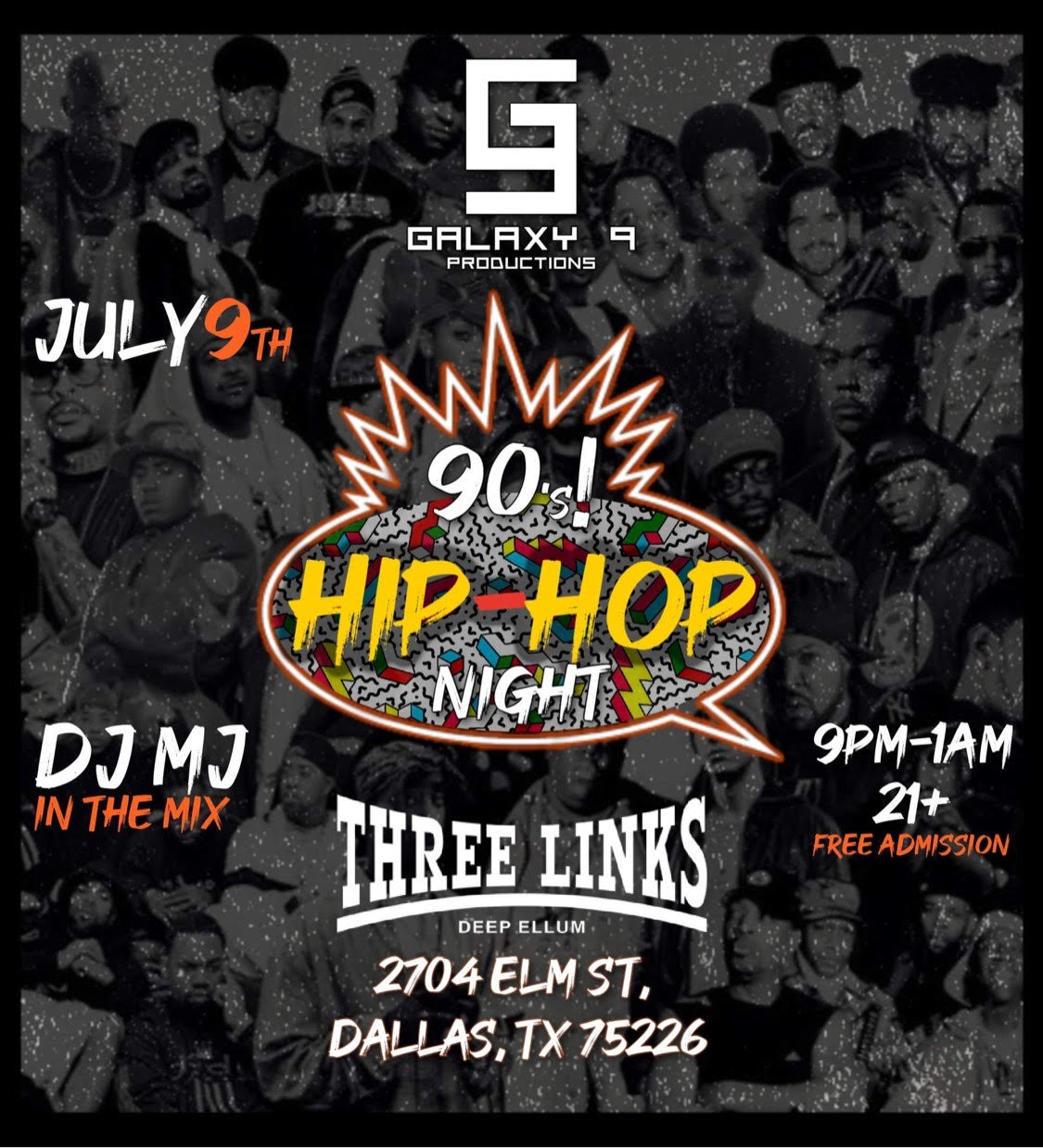 Buy Tickets to Galaxy 9 Presents: 90's Hip Hop Night! in Dallas on Jul ...