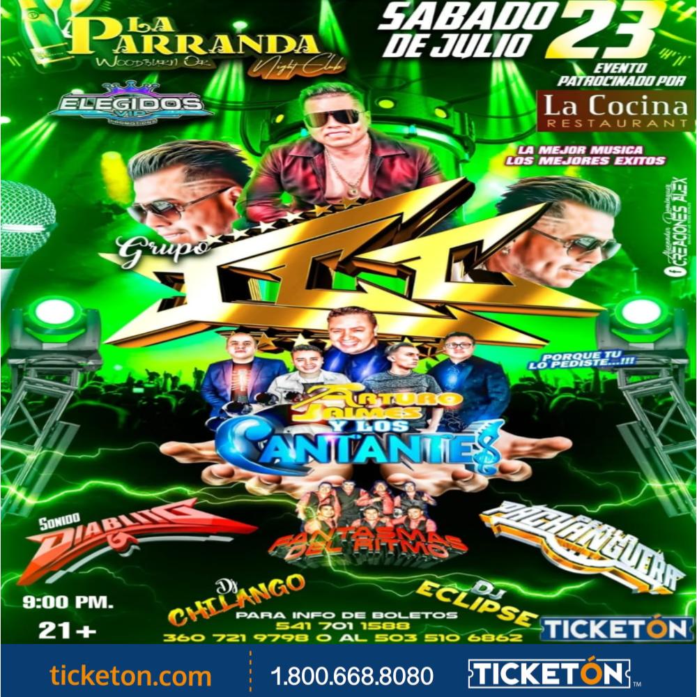 Grupo ICC - La Parranda Night Club Tickets Boletos | Woodburn OR - 7/23/22