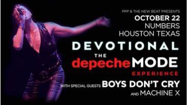 Devotional The Depeche Mode Experience and Boys Don't Cry: 