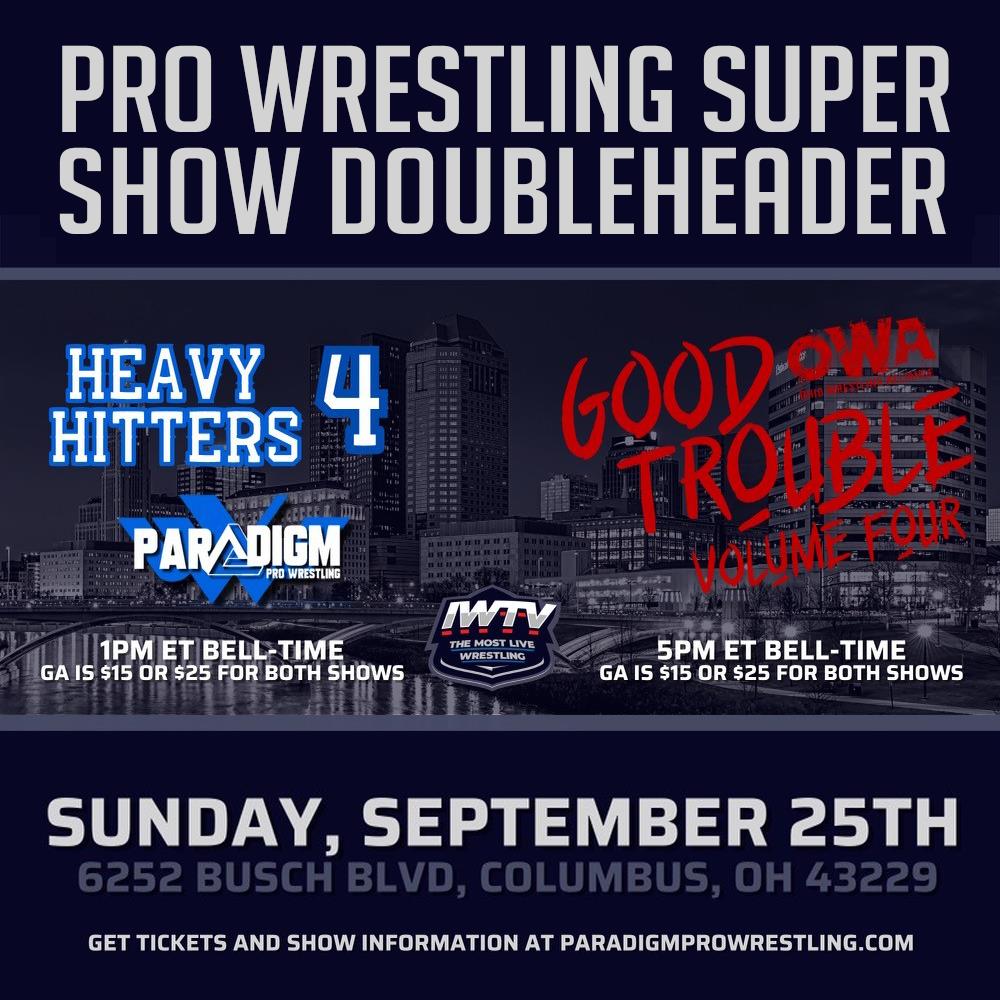 Buy Tickets to Pro Wrestling Paradigm & OWA in Columbus on Sep 25, 2022