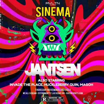 RVLTN Presents: SINEMA w/ JANTSEN (21+): 