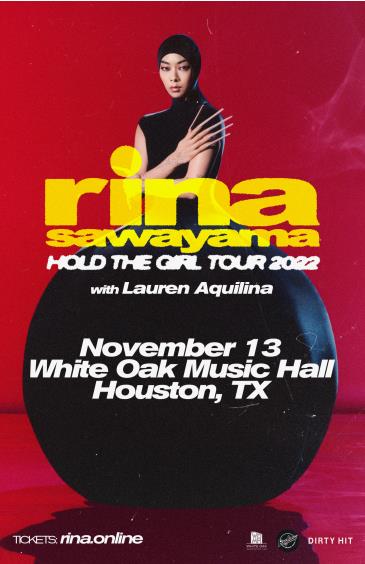 Rina Sawayama – Hold The Girl Tour 2022: 