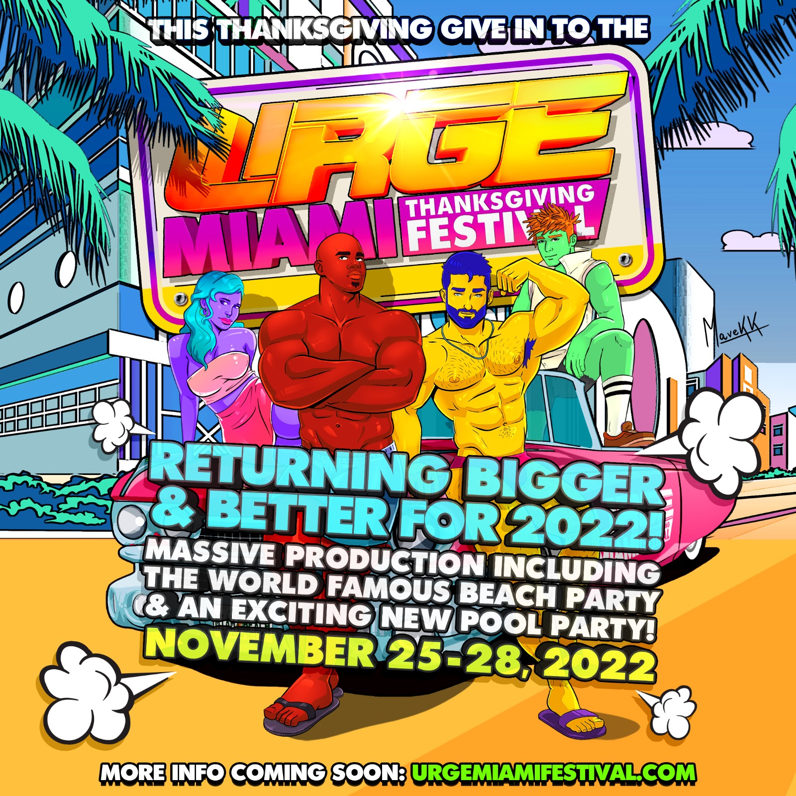 Buy Tickets to Passes URGE Miami Thanksgiving Festival 22 in Miami on
