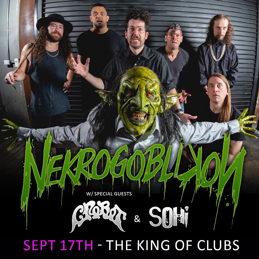 Buy Tickets to Nekrogoblikon / Crobot in Columbus on Sep 17, 2022
