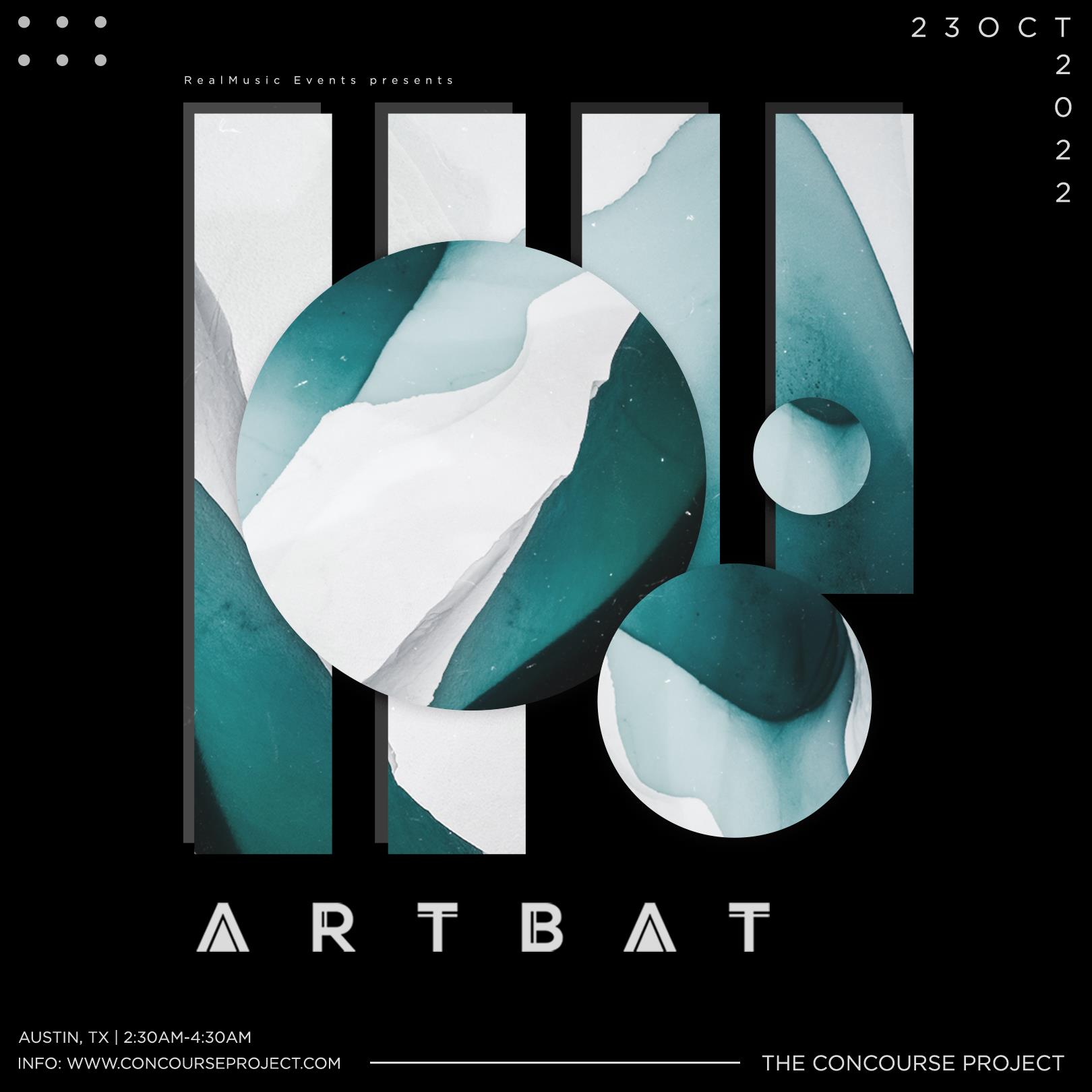 Buy Tickets to ARTBAT at The Concourse Project (Sat Night After Hours ...