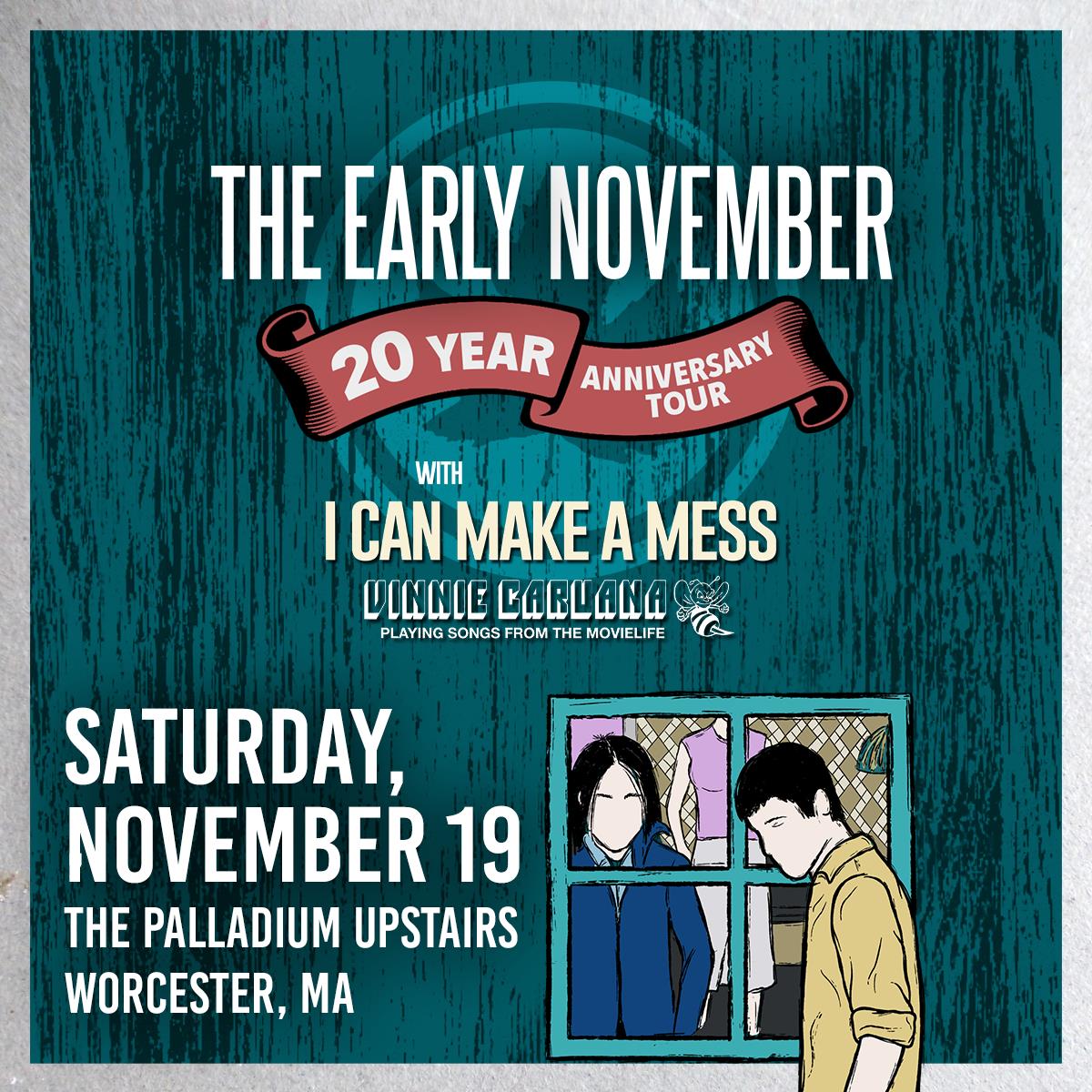 Buy Tickets to The Early November 20 Year Anniversary Tour in