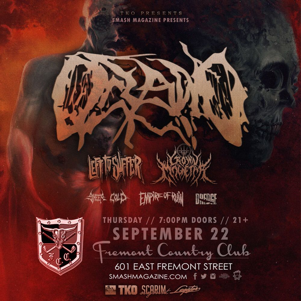 Buy Tickets to Oceano with Left to Suffer and Crown Magnetar in Las ...