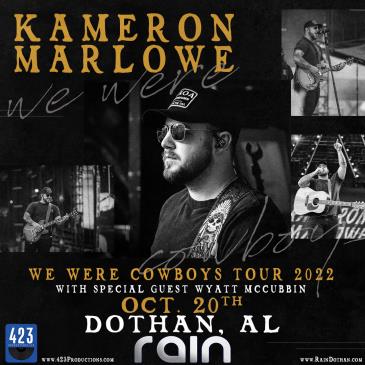 Kameron Marlowe - We Were Cowboys Tour - LIVE at Rain: 