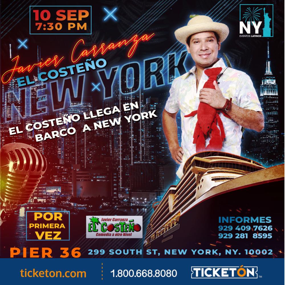 El Costeno - Pier 36 Tickets Boletos | Manhattan NY - 9/10/22