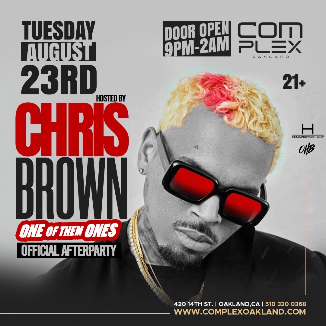 Buy Tickets to CHRIS BROWN Official Concert Afterparty Tues Aug 23rd