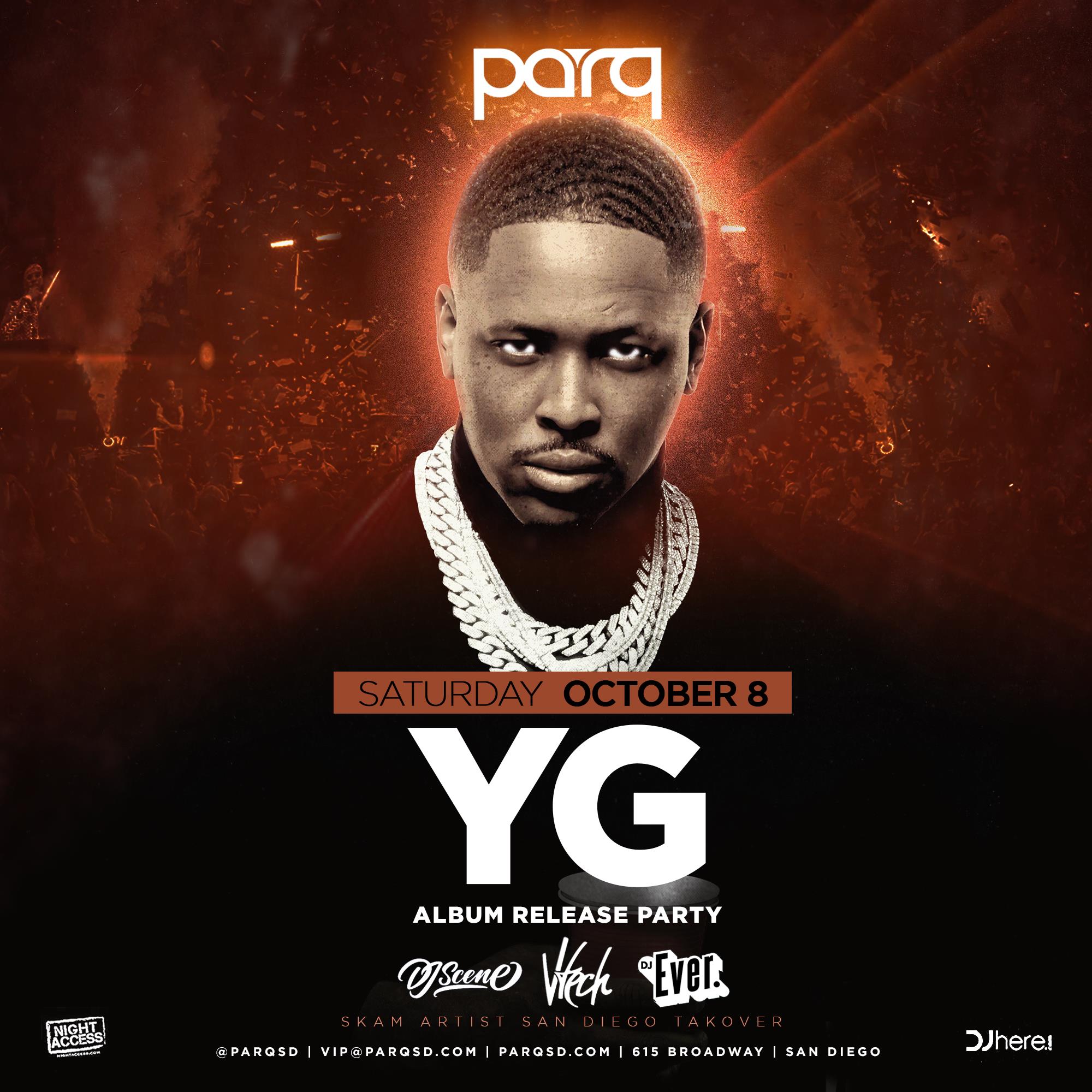 Buy Tickets to YG in San Diego on Oct 08, 2022
