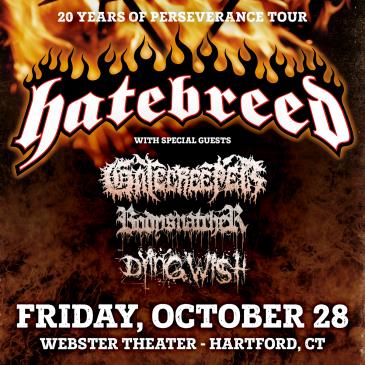 Hatebreed: 20 Years Of Perseverance Tour: 