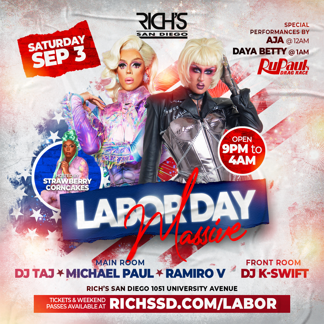 Buy Tickets to Labor Day Massive Weekend! in San Diego on Sep 02, 2022