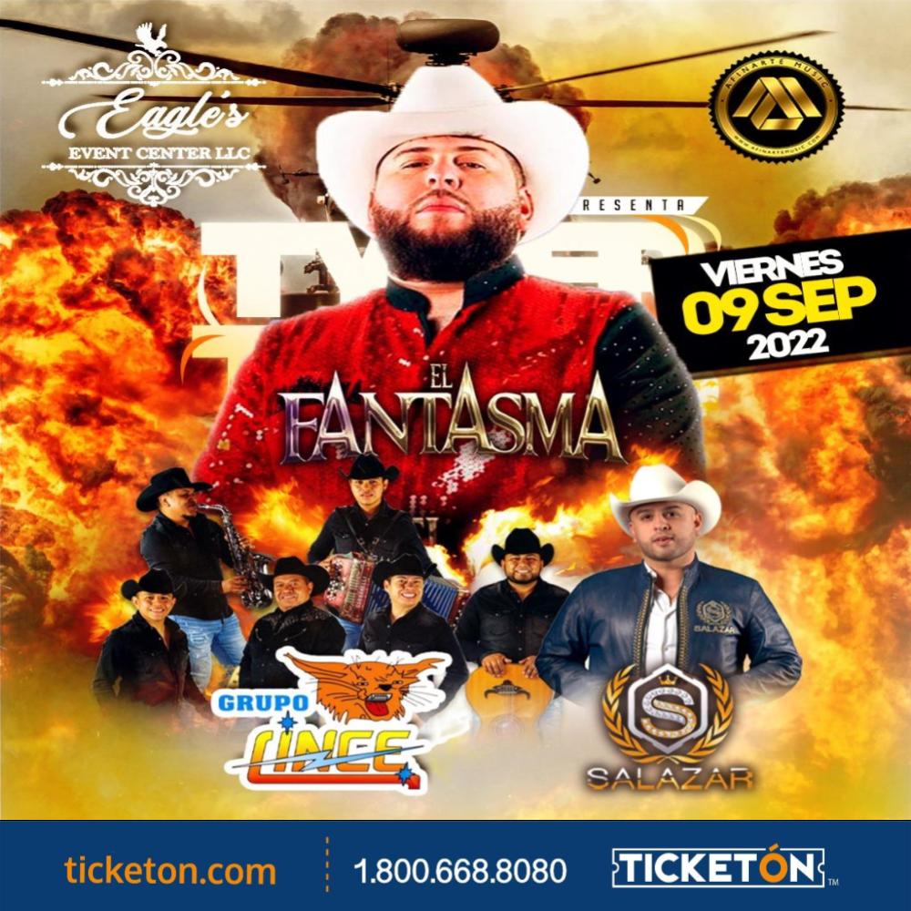 El Fantasma Eagles Event Center Tickets Boletos Tyler TX 09/09/22