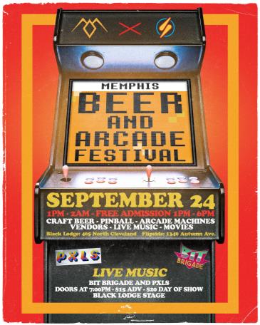 Memphis Beer & Arcade Festival at Black Lodge and FLIP SIDE: 
