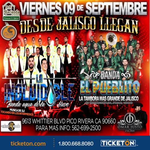 Banda Agua de la LLave A Mi Hacienda Tickets Boletos Pico Rivera CA